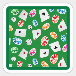 #casino #games #accessories #pattern 4 Sticker